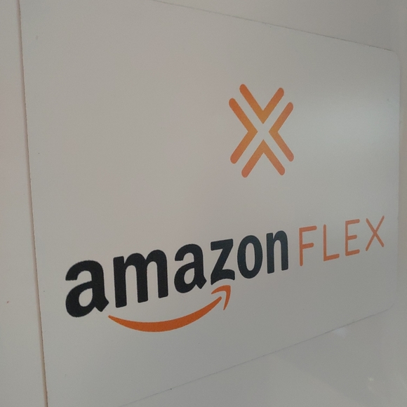 Amazon Flex Car Magnet Set of 2 Delivery Logo Advertisement - Picture 2 of 4